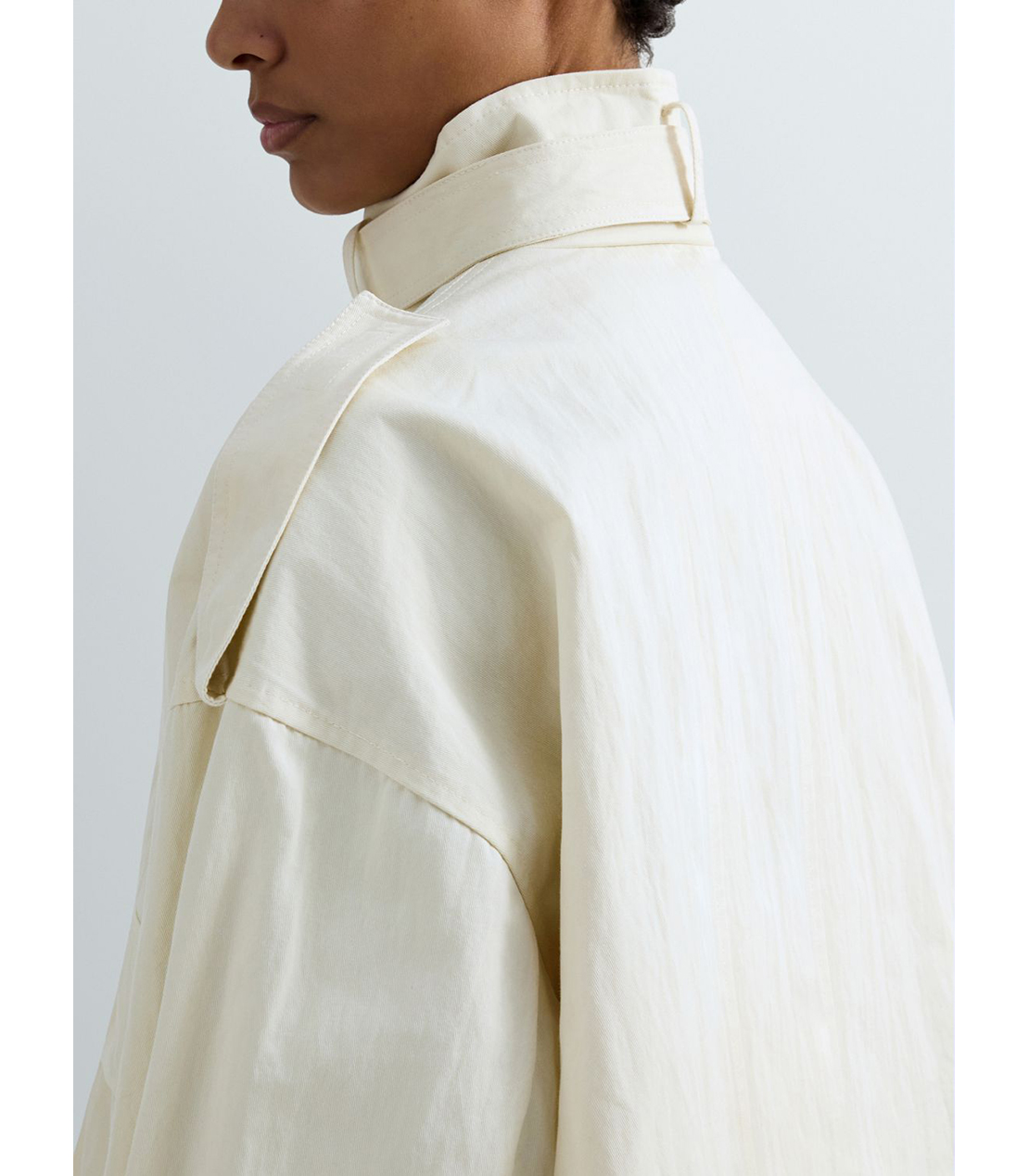 クロップドトレンチコート 詳細画像 ホワイト 7